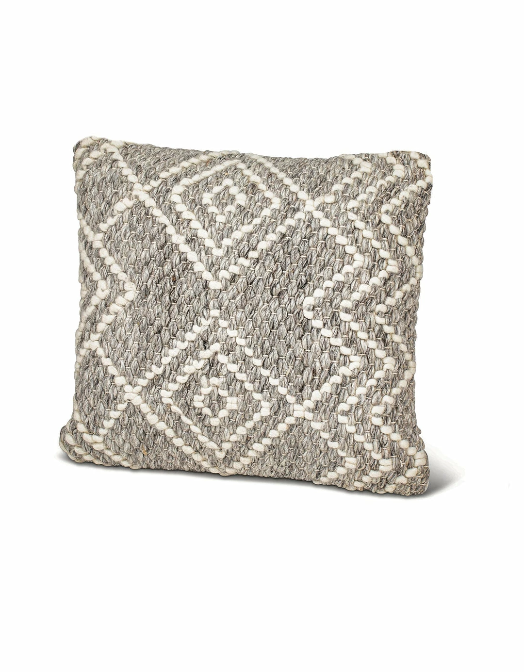 Anaya Home Grey Diamond Down Alternative 20x20 Pillow 1 Anaya Home Grey Diamond Down Alternative 20x20 Pillow