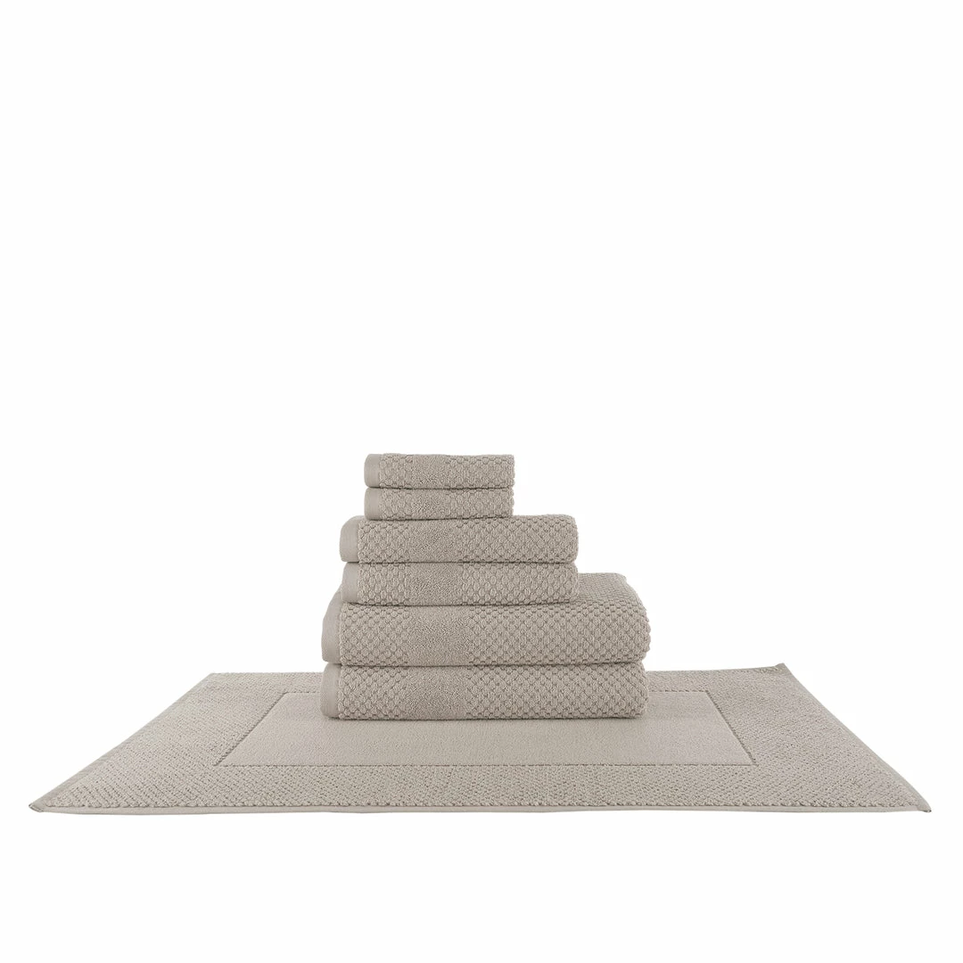 Chortex USA Alexis Antimicrobial Honeycomb 7 Piece Towel Set 13 Chortex USA Alexis Antimicrobial Honeycomb 7 Piece Towel Set - Image 13