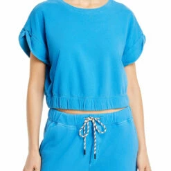 Splits59 Franky Womens Cuffed Cropped Sweatshirt