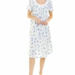Carole Hochman Waltz Short Sleeve Nightgown - women