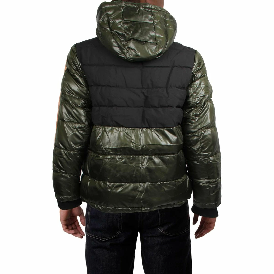 London Fog Tower Mens Puffer Colorblock Quilted Coat 2 London Fog Tower Mens Puffer Colorblock Quilted Coat - Image 2