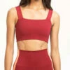 Splits59 Evita Techflex Bra in Cherry - women