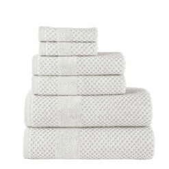 Chortex USA Alexis Antimicrobial Honeycomb 6 Piece Towel Set -Deals Outlets Store 9c01a0942fe1478881f68a2f71edb244 1080x