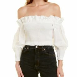 Toccin Smocked Ruffle Top - women