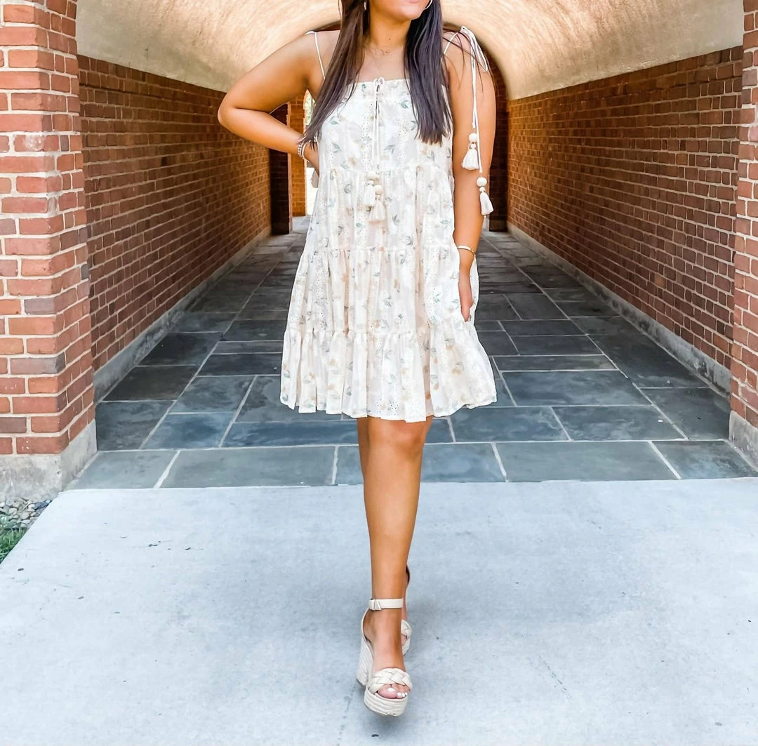 Storia Praise Worthy Dress in Cream Floral - women 1 Storia Praise Worthy Dress in Cream Floral - women