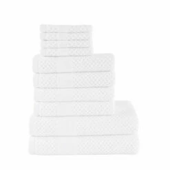 Chortex USA Alexis Antimicrobial Honeycomb 10 Piece Towel Set