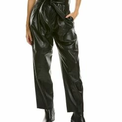 LAMARQUE Paperbag Leather Pant - women