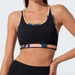 Splits59 Devan Techflex Bra in Pink Camo - women