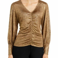 Single Thread Womens Metallic V Neck Pullover Top 5 Single Thread Womens Metallic V Neck Pullover Top -Deals Outlets Store a359650533f14c79b1beed348c1d1fd9 1080x