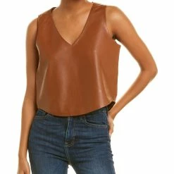 LAMARQUE Vailea Leather Cami - women