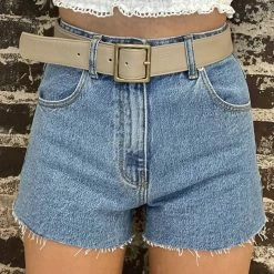 Jj Winters Callie Belt in Taupe Capri - women