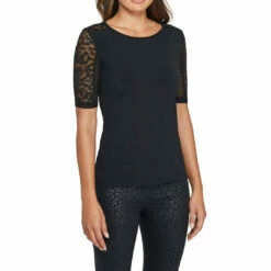 Anatomie Orly Lace Tee in Black - women
