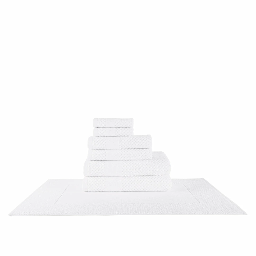 Chortex USA Alexis Antimicrobial Honeycomb 7 Piece Towel Set 10 Chortex USA Alexis Antimicrobial Honeycomb 7 Piece Towel Set - Image 10