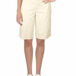 Jag Plus Gracie Womens Solid Pull On Bermuda Shorts