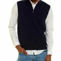 Tyler böe tyler boe 1/4-Zip Mock Neck Vest - men