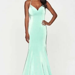 Faviana Long Satin Dress in Sage - women 5 Faviana Long Satin Dress in Sage - women -Deals Outlets Store af51bff363bf4e40a8dc697ede32c23b 1080x