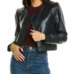 LAMARQUE Rumi Open Front Leather Jacket - women