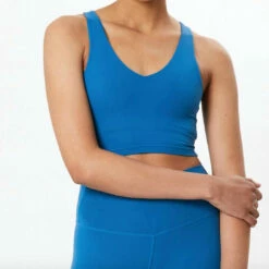 Splits59 Airweight Bralette in Stone Blue - women