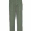 AMO Ranger Womens Ankle Button-Fly Straight Leg Pants