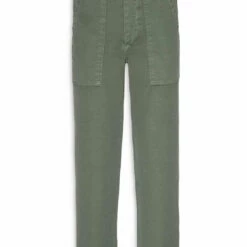 AMO Ranger Womens Ankle Button-Fly Straight Leg Pants