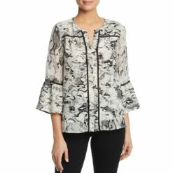 Single Thread Womens Polka Dot Lace Trim Pullover Top