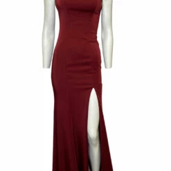 Faviana Classic Evening Gown in Wine - women
