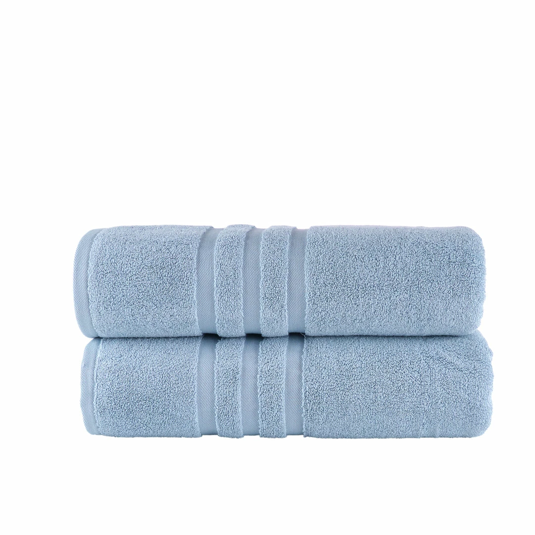 Chortex USA Alexis Antimicrobial Irvington Bath Sheet (Pack of 2) 4 Chortex USA Alexis Antimicrobial Irvington Bath Sheet (Pack of 2) - Image 4