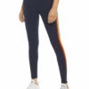 Splits59 Bianca Womens Striped High Waist Athletic Leggings