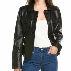 LAMARQUE Cherice Leather Moto Jacket - women