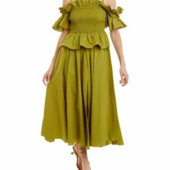 Toccin Flounced Midi Dress - women