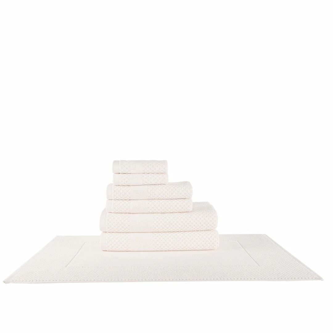 Chortex USA Alexis Antimicrobial Honeycomb 7 Piece Towel Set 4 Chortex USA Alexis Antimicrobial Honeycomb 7 Piece Towel Set - Image 4