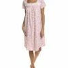 Carole Hochman Waltz Short Sleeve Nightgown - women