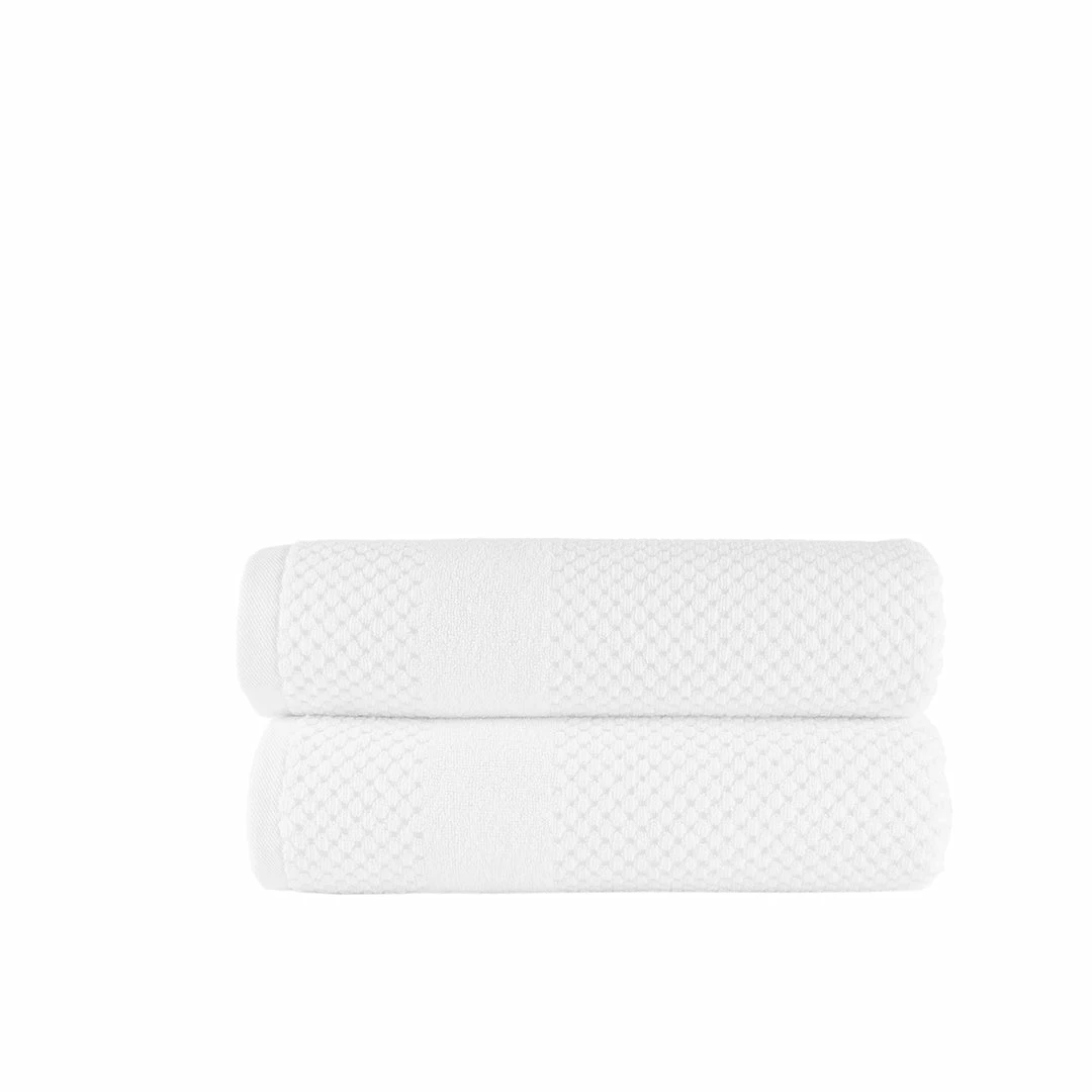 Chortex USA Alexis Antimicrobial Honeycomb Bath Towel (Pack of 2) 16 Chortex USA Alexis Antimicrobial Honeycomb Bath Towel (Pack of 2) - Image 16