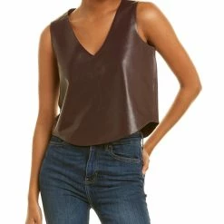 LAMARQUE Vailea Leather Cami - women