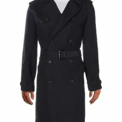London Fog Plymouth Mens Twill Double Breasted Trench Coat