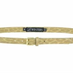 Jj Winters Abby Leopard Belt in Gold Leopard/Gold - women