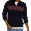 tyler böe Cashmere 1/4-Zip Mock Neck Pullover - men