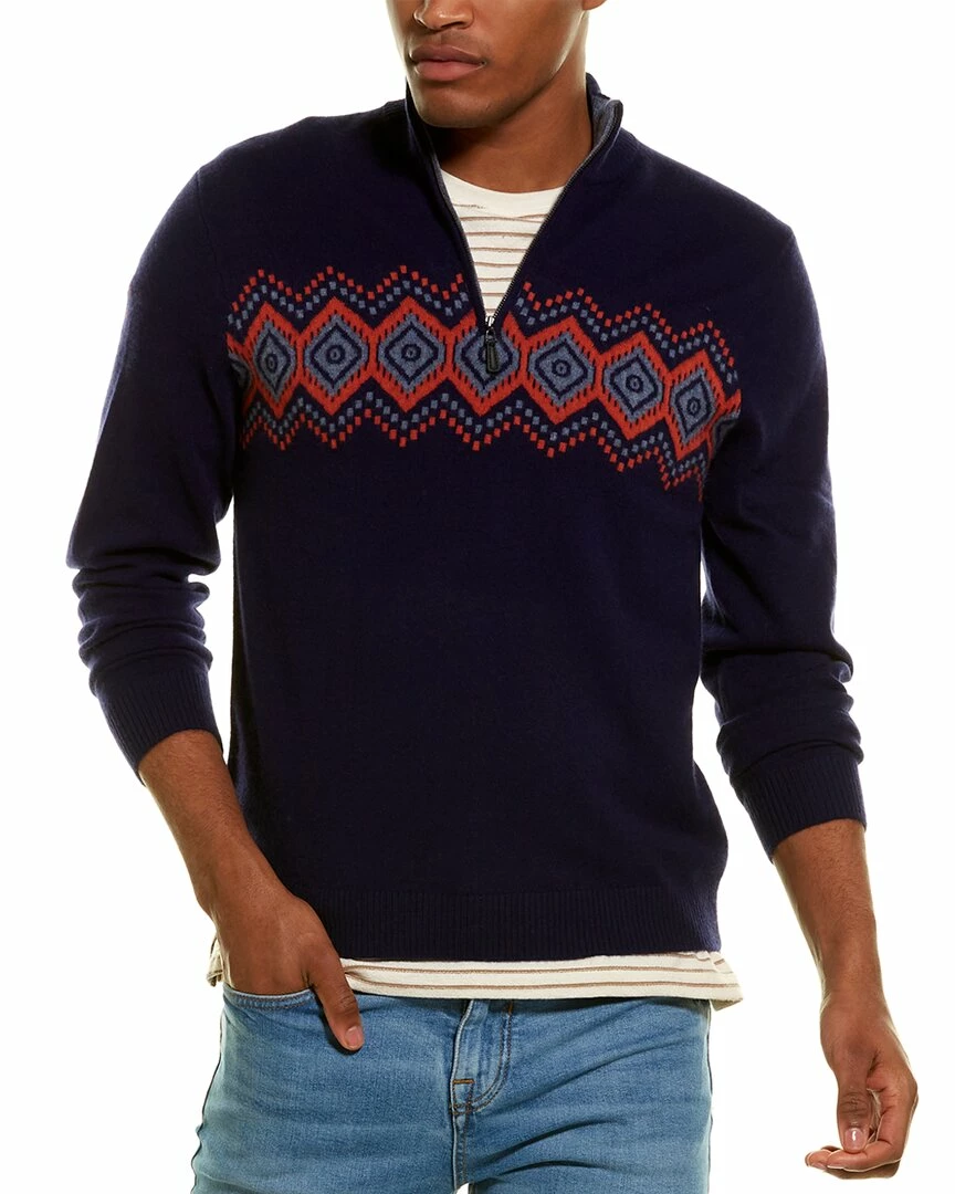 tyler böe Cashmere 1/4-Zip Mock Neck Pullover - men 1 tyler böe Cashmere 1/4-Zip Mock Neck Pullover - men