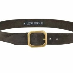 Jj Winters Kylie Belt in Chocolate Suede - men