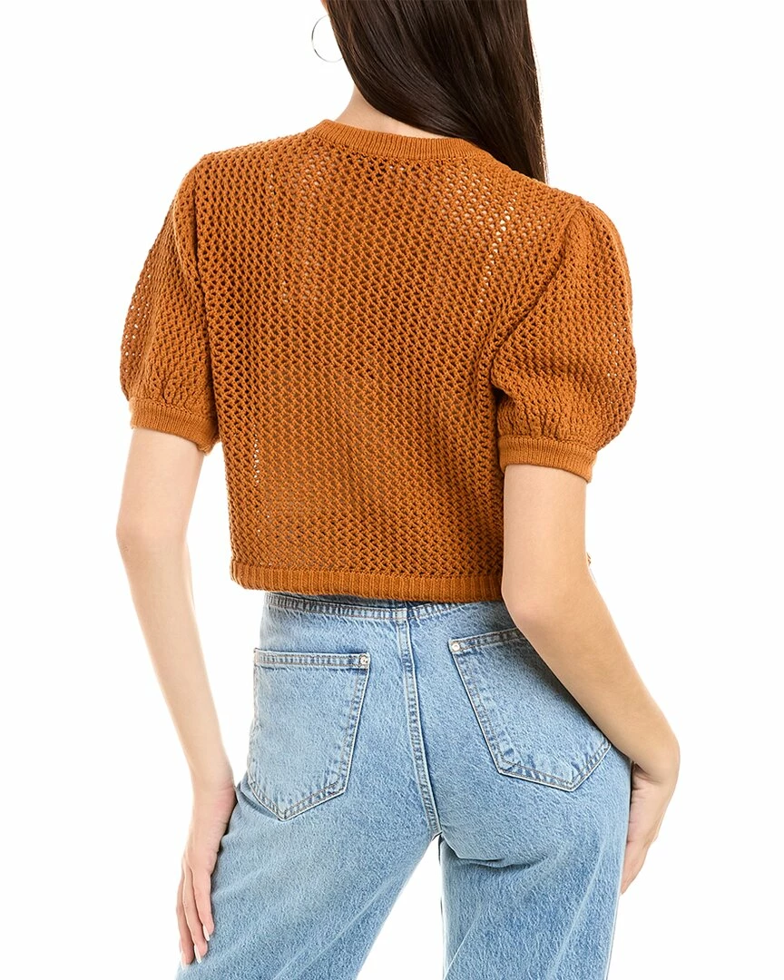 Toccin Crochet Cropped Cardigan - women 2 Toccin Crochet Cropped Cardigan - women - Image 2