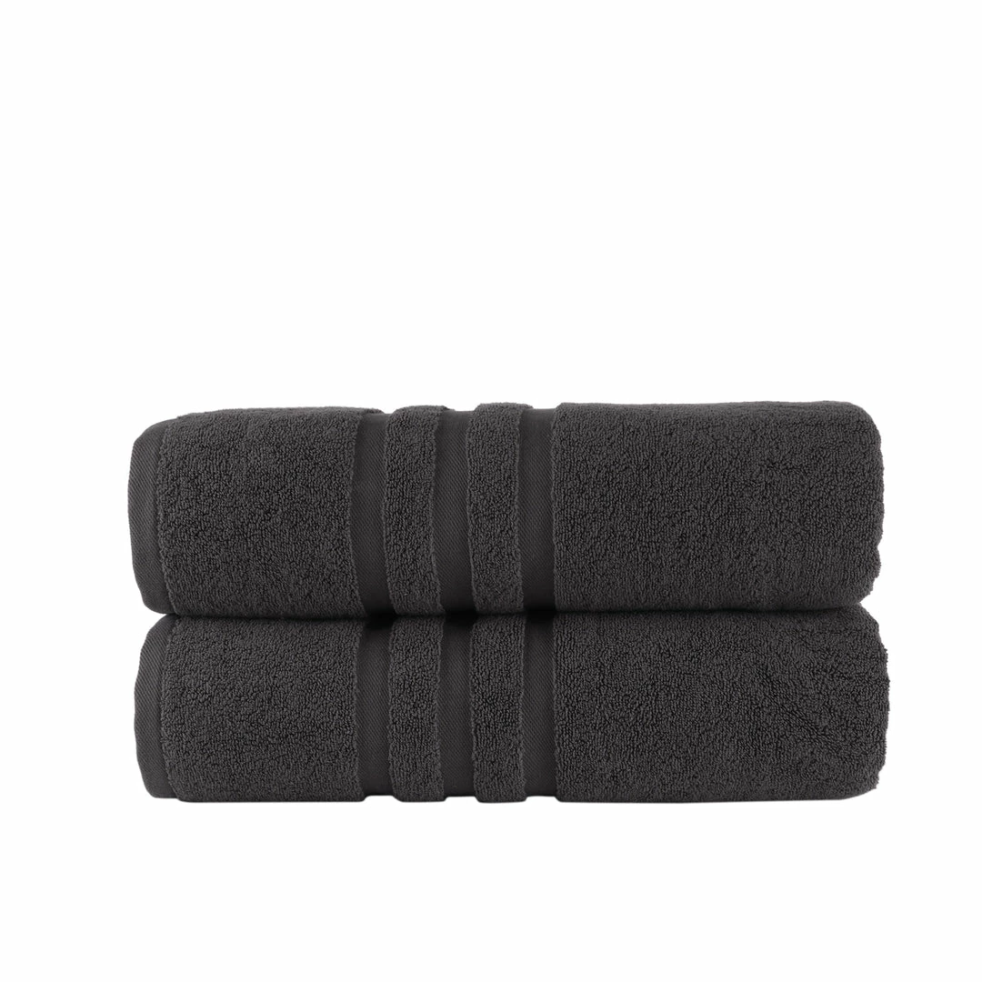 Chortex USA Alexis Antimicrobial Irvington Bath Sheet (Pack of 2) 1 Chortex USA Alexis Antimicrobial Irvington Bath Sheet (Pack of 2)