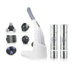 Lumina NRg Caffeine Skin Care Body Indulge Set with Deep Tissue Body Massager